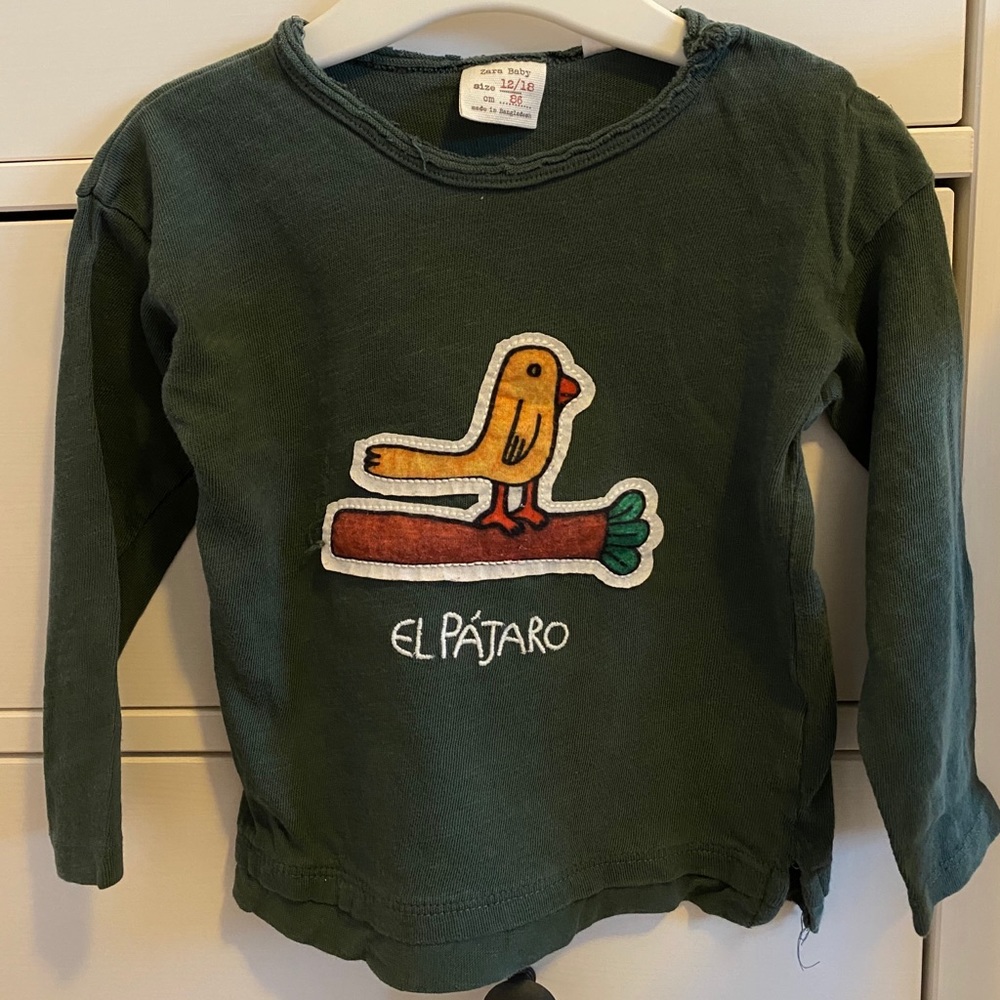Zara baby long sleeve shirt